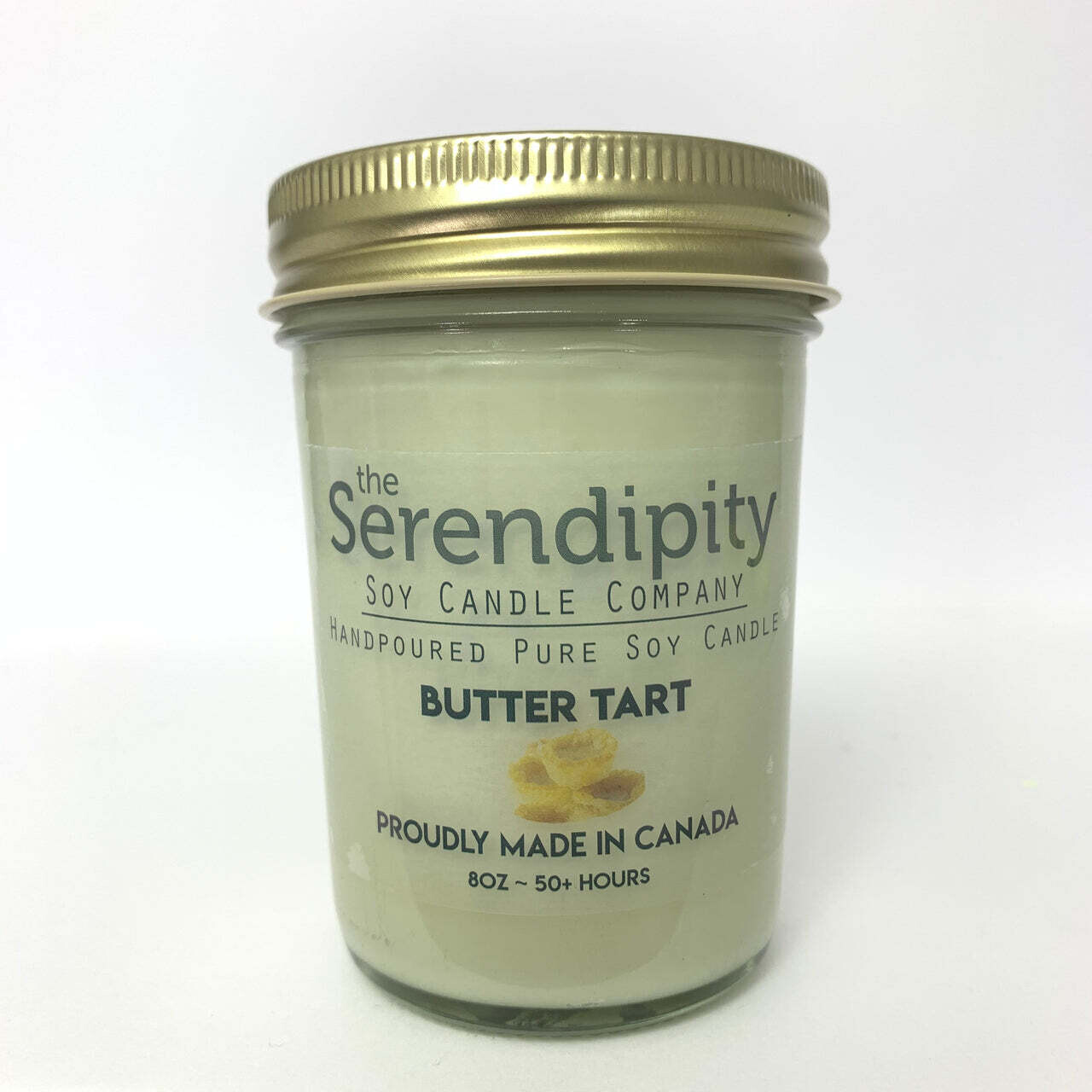 Soy Candle - Butter Tart, Size: 8oz