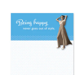 Magnetic List Pad, Style: Being Happy
