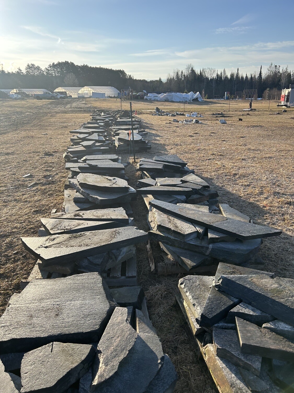 Flagstone/Stepping Stone Pieces - $125/skid