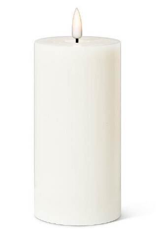LED Pillar Candle 3 X 6&quot; - sand