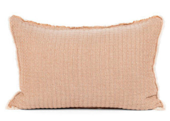 Pillow - Overstitch Square - Terracotta 16 X 24&quot;