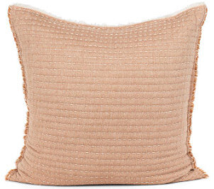 Pillow - Overstitch Square - Terracotta 20&quot;