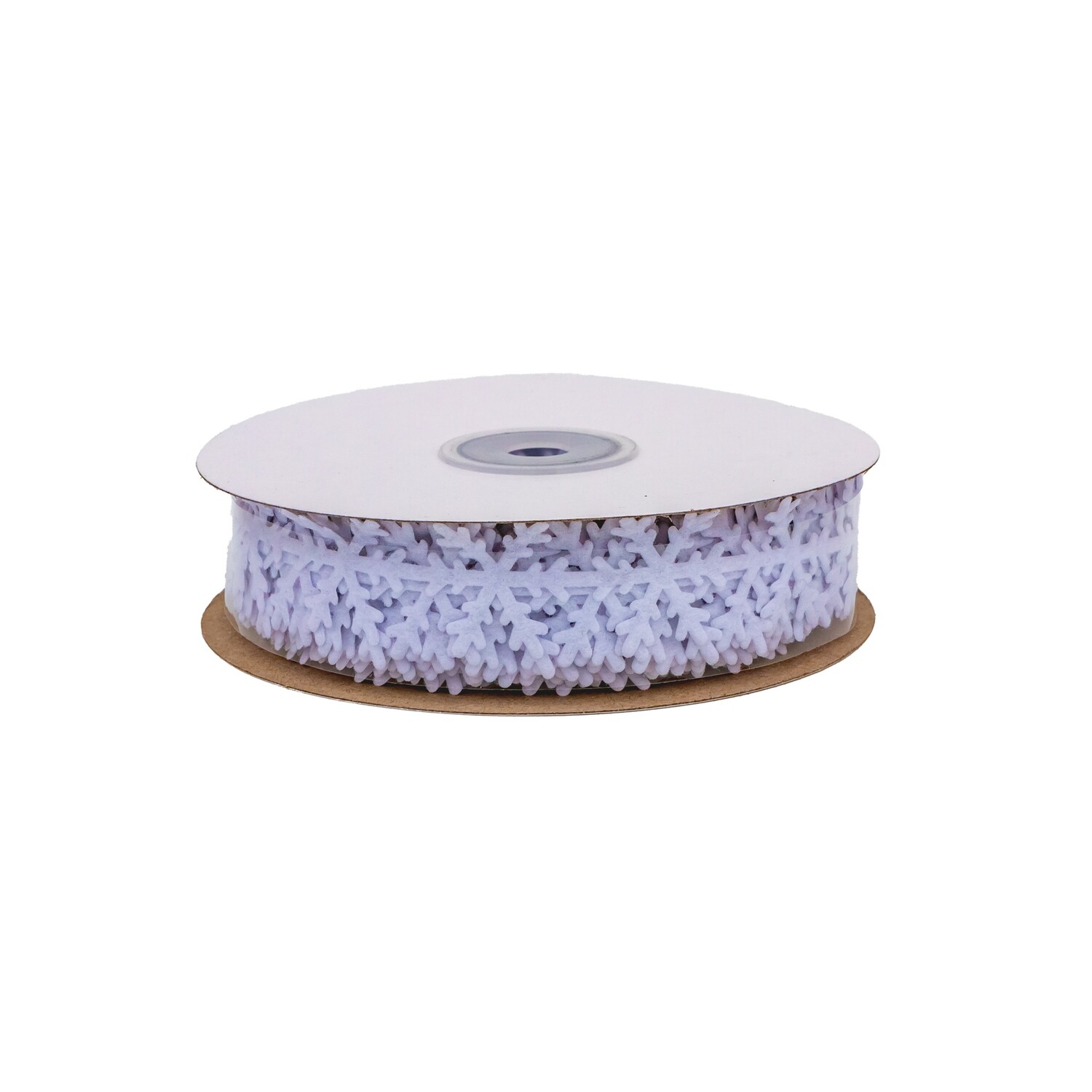 Ribbon - White Snowflake 2.5cm, 15yd