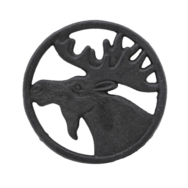 Cast Iron - Moose Trivet 16cm