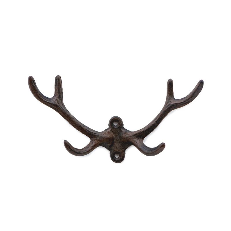 Cast Iron - Antler Hook Small