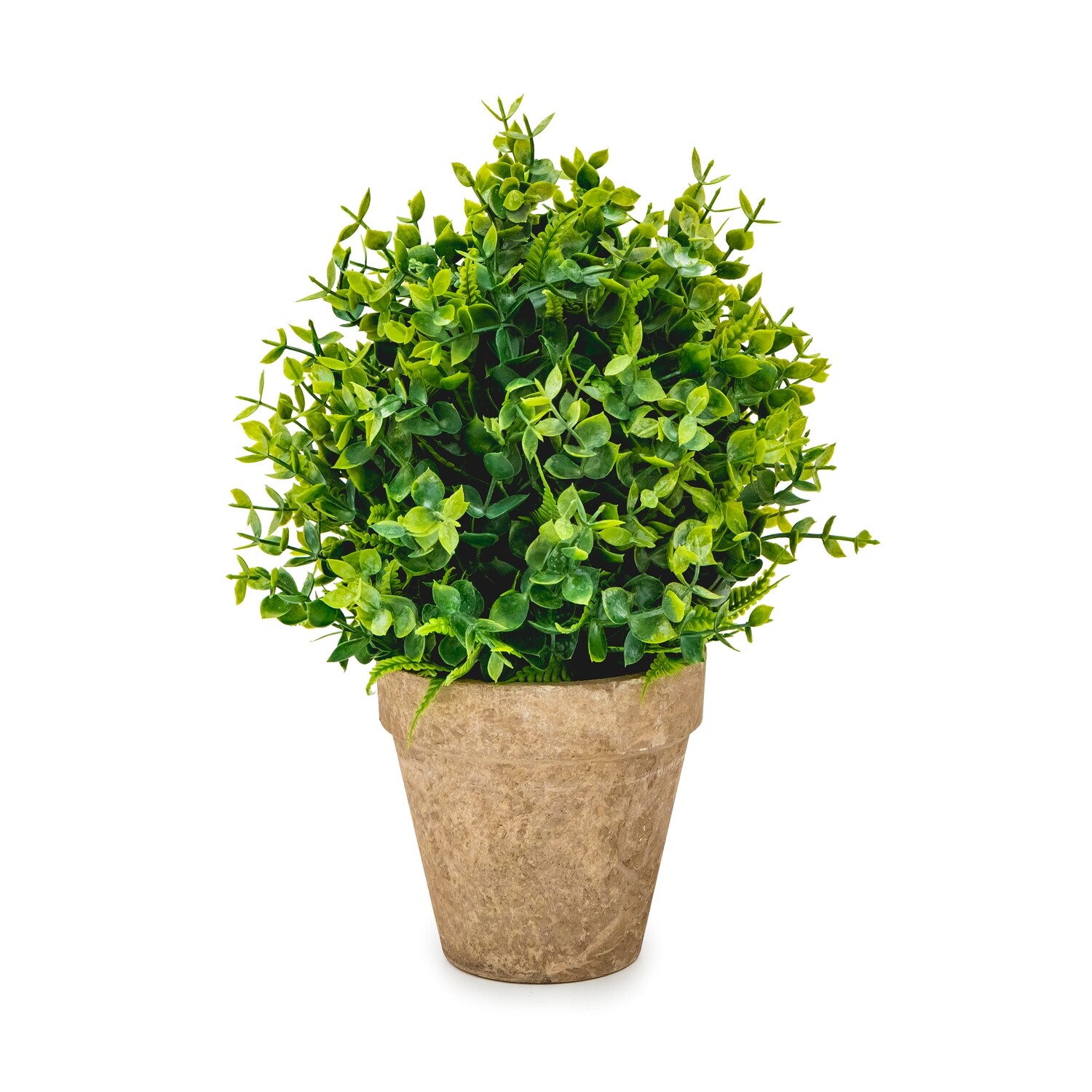 Faux Eucalyptus Green/Gray 33cm