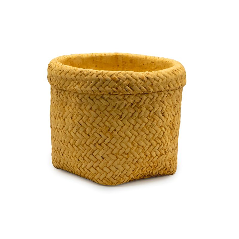 Flower Pot - Clay Cross Weave Med 15cm
