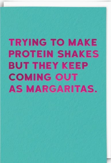 Friendship Card: Making shakes - Blank