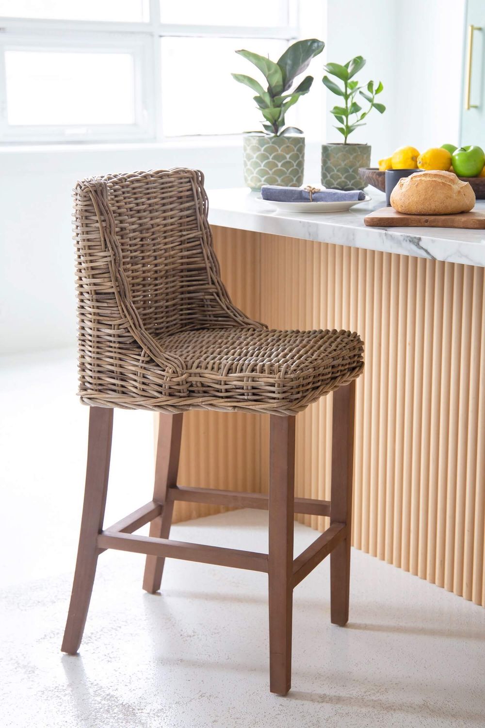 Stool - Rattan Counter