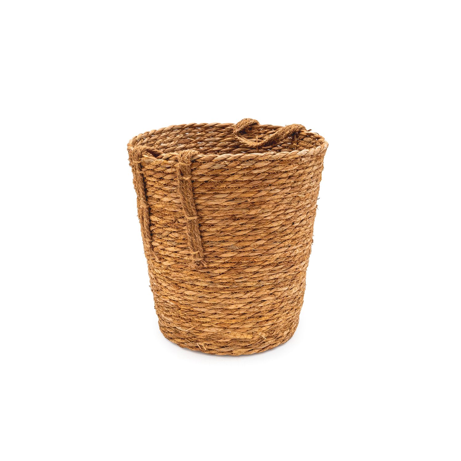 Basket - Brown w Side Handles - sm