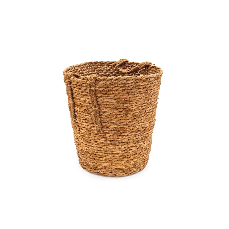 Basket - Brown w Side Handles - sm