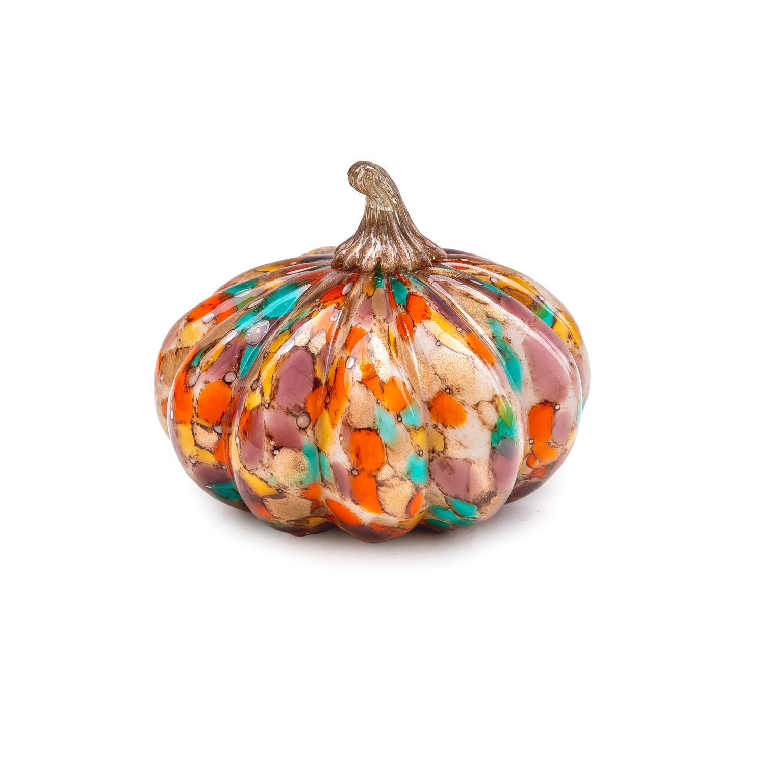 Glass Mosaic Pumpkin  MED 18*15.5cm