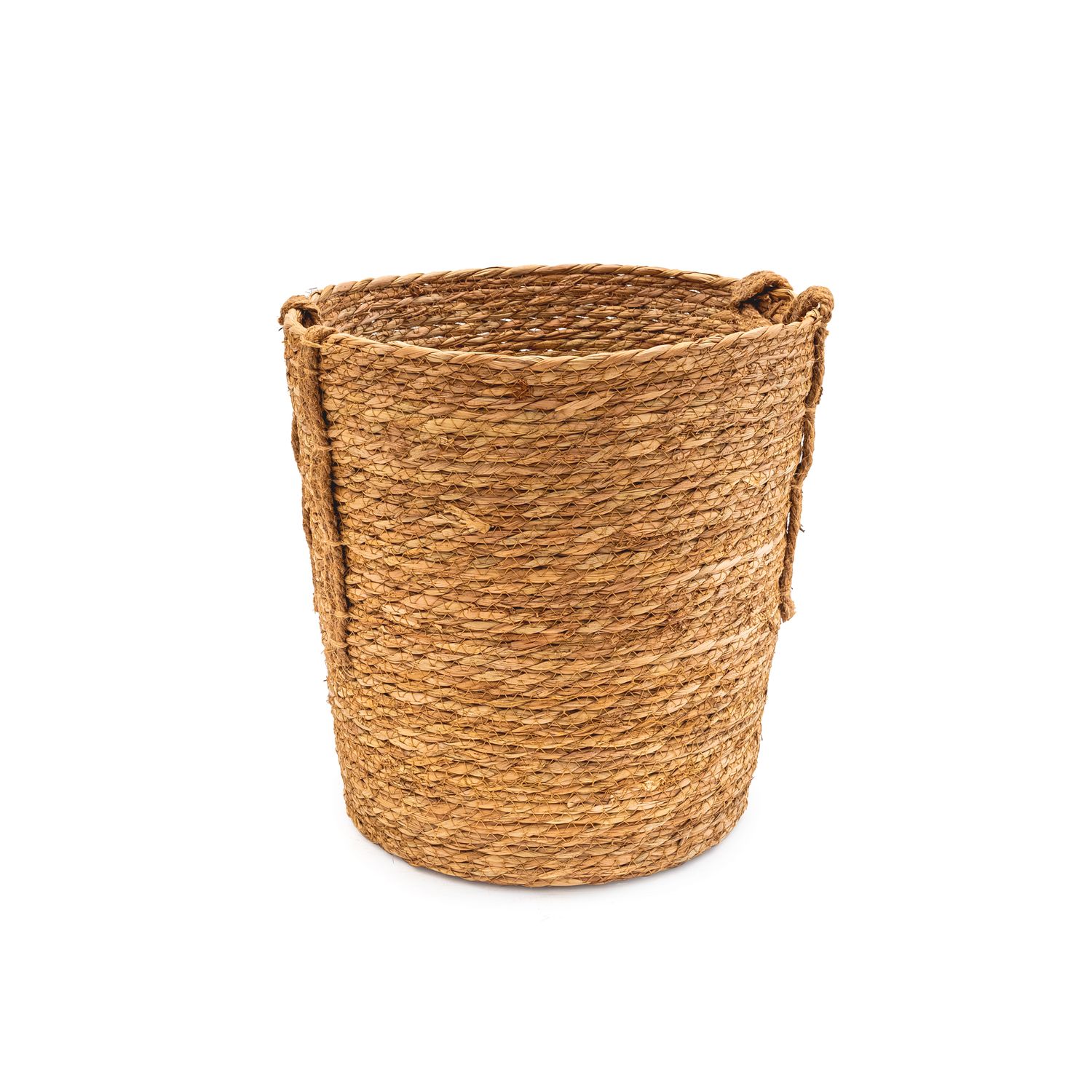 Basket - Brown w Side Handles - med