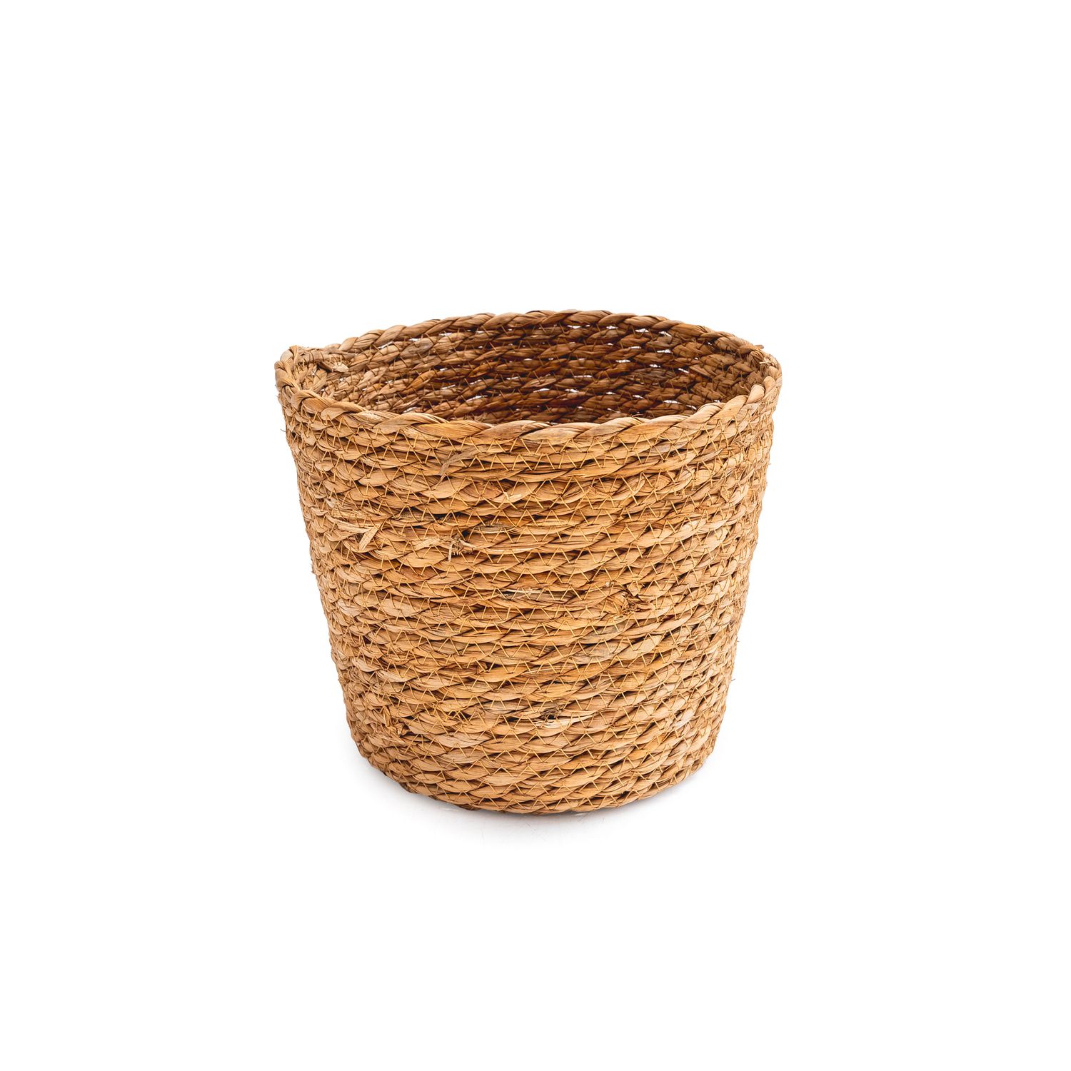 Basket - Woven Brown - med