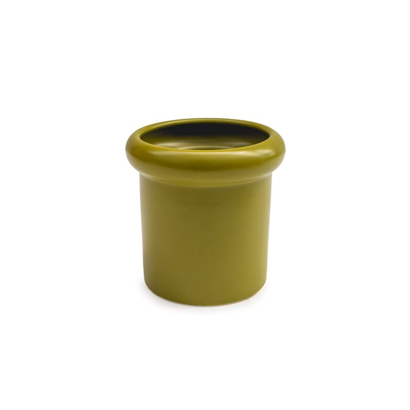Flower Pot Green w/ Straight Edge SM