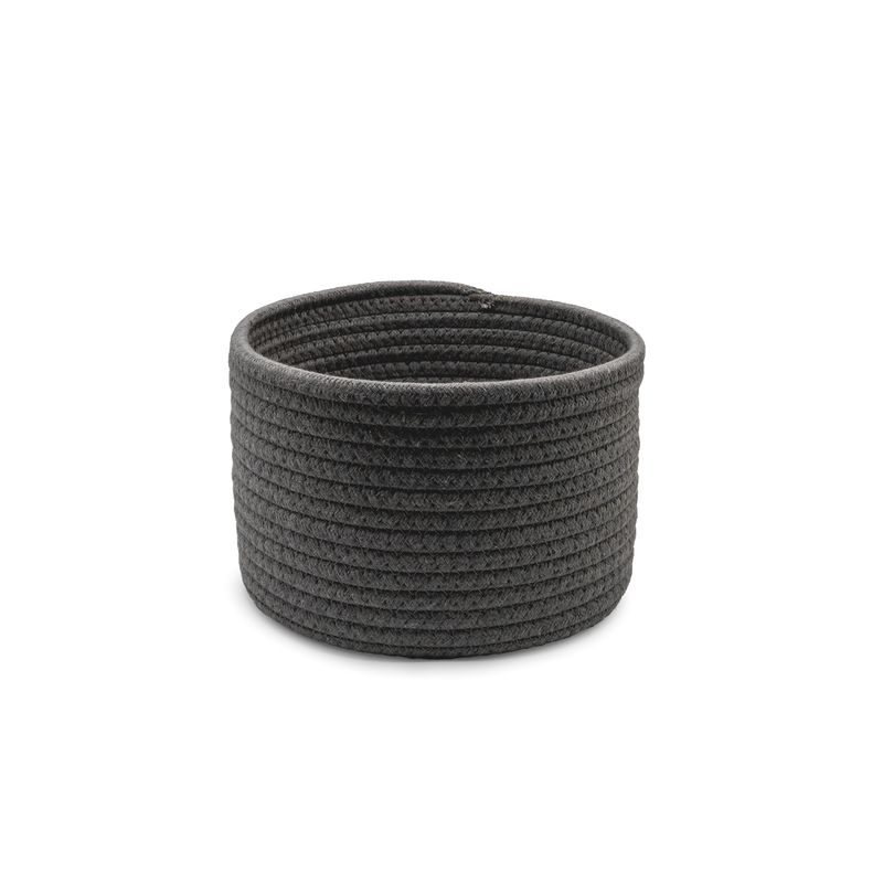 Basket - Round Grey - med