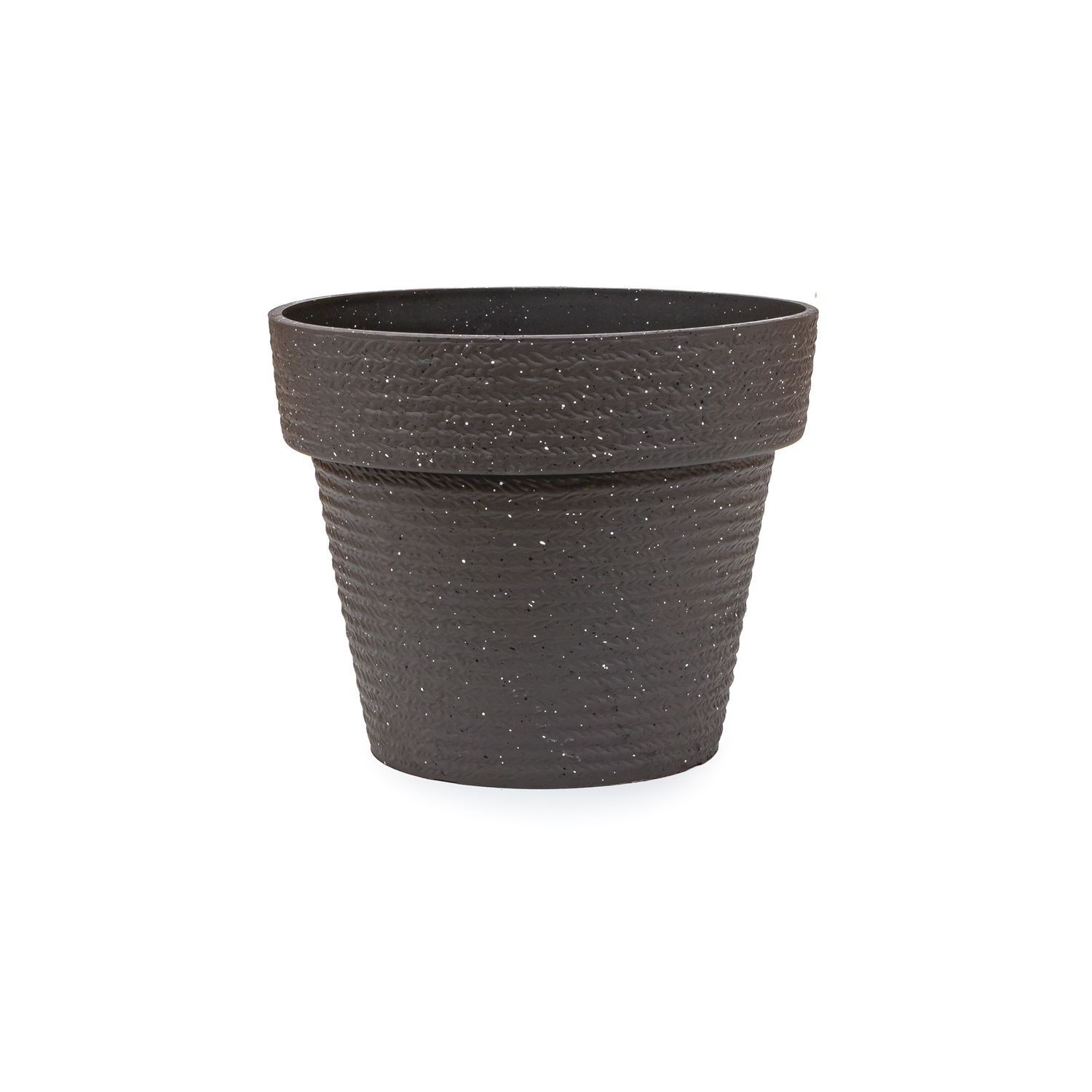 Planter - Traditional Round 19.75&quot;w x 18.25&quot;h Black
