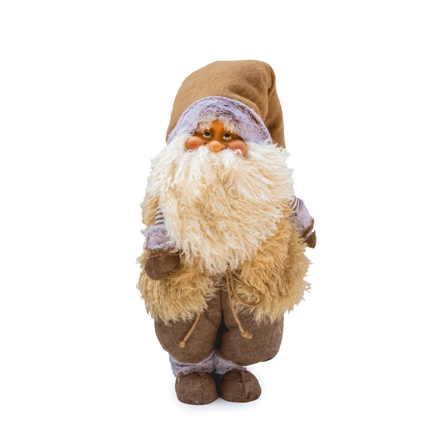 Santa - Brown w Stripe - Lrg