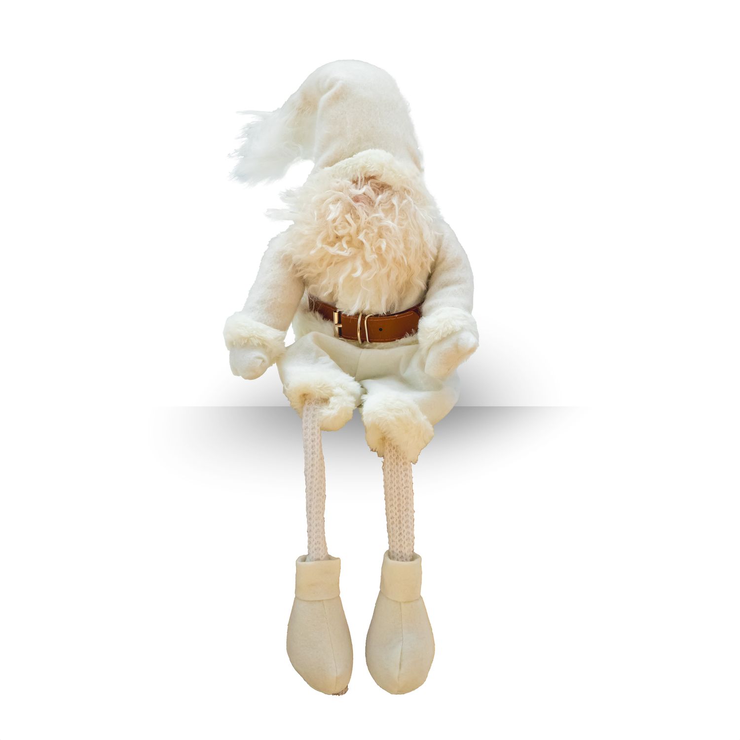 Gnome - Seated w Belt - White