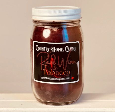 Candle 16 oz. Red Wine &amp; Tobacco