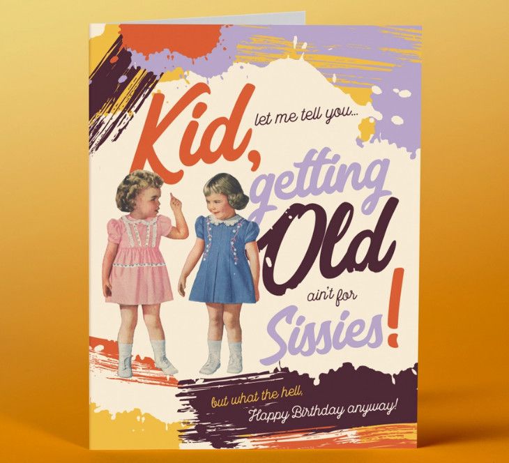 Birthday Card - Sissies