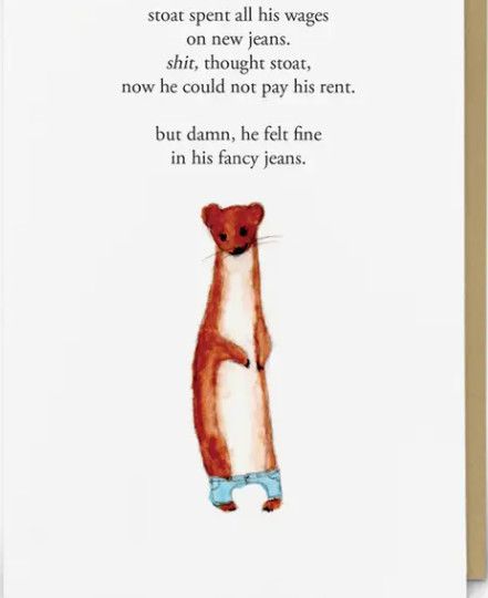 Friendship Card:  - New Jeans Blank