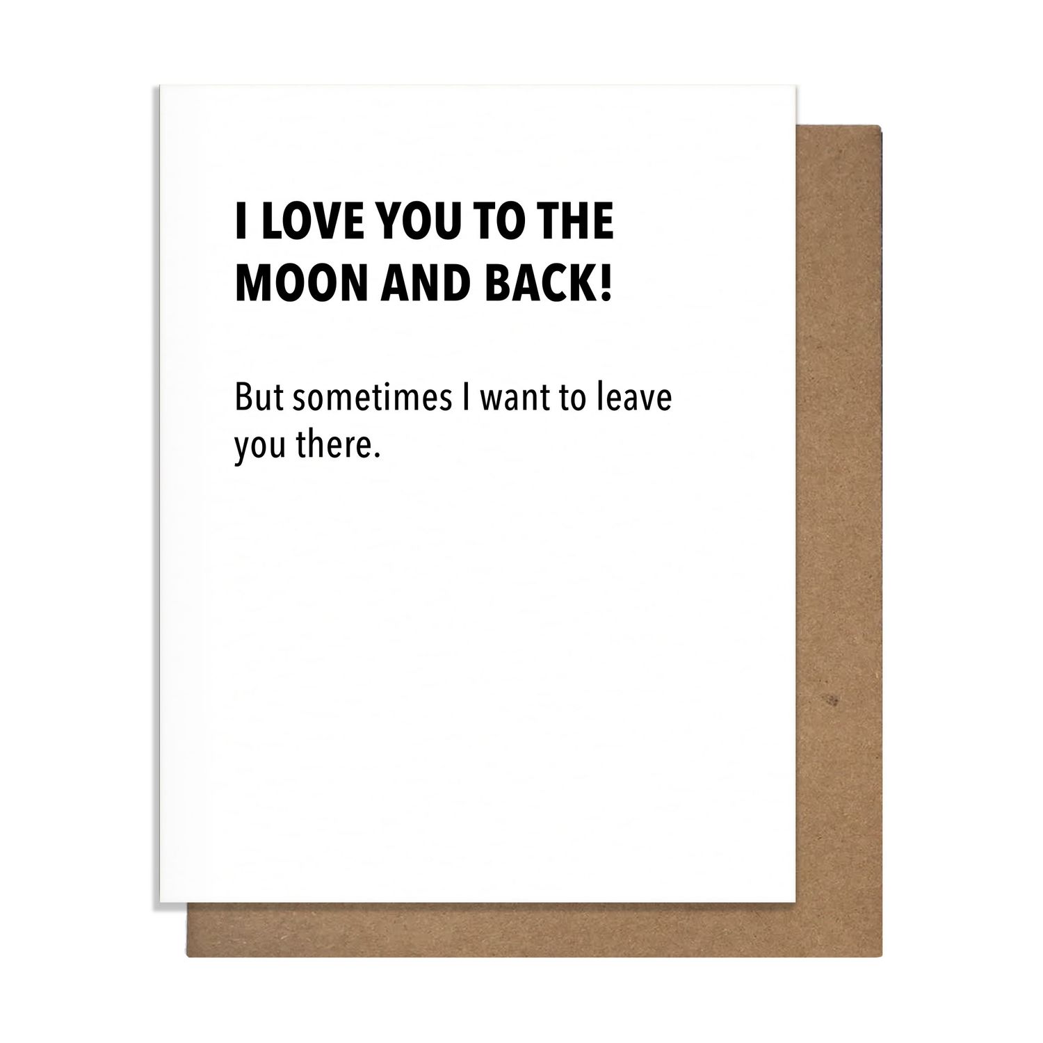 Love Card - To the Moon and Back