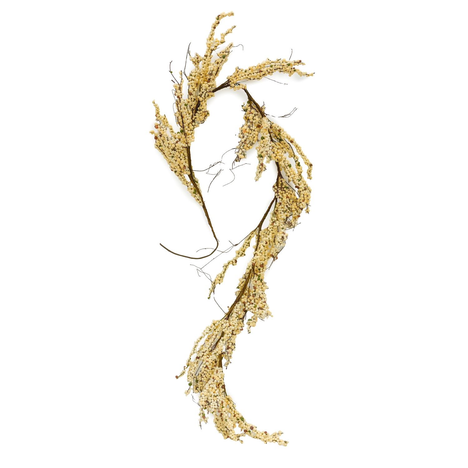 Faux Garland - White Berry 72&quot;