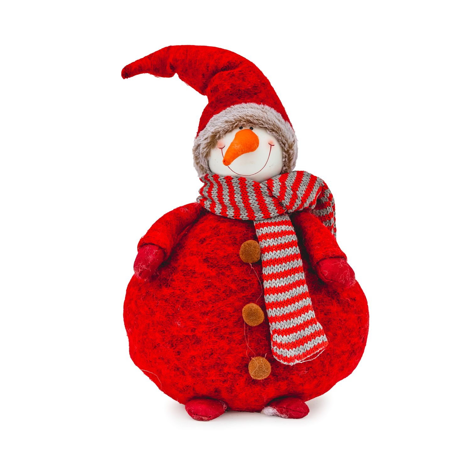 Snowman - Round Red - Lrg
