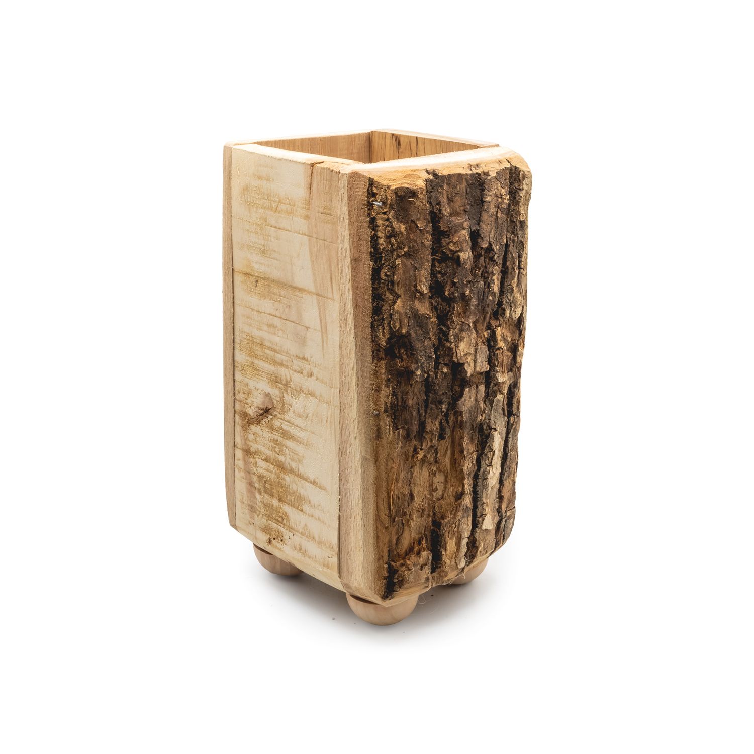 Reclaimed Wooden Box  12x13.5x25 cm