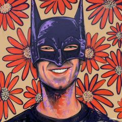 Batman - Print 12&quot;X12 - Metal Print