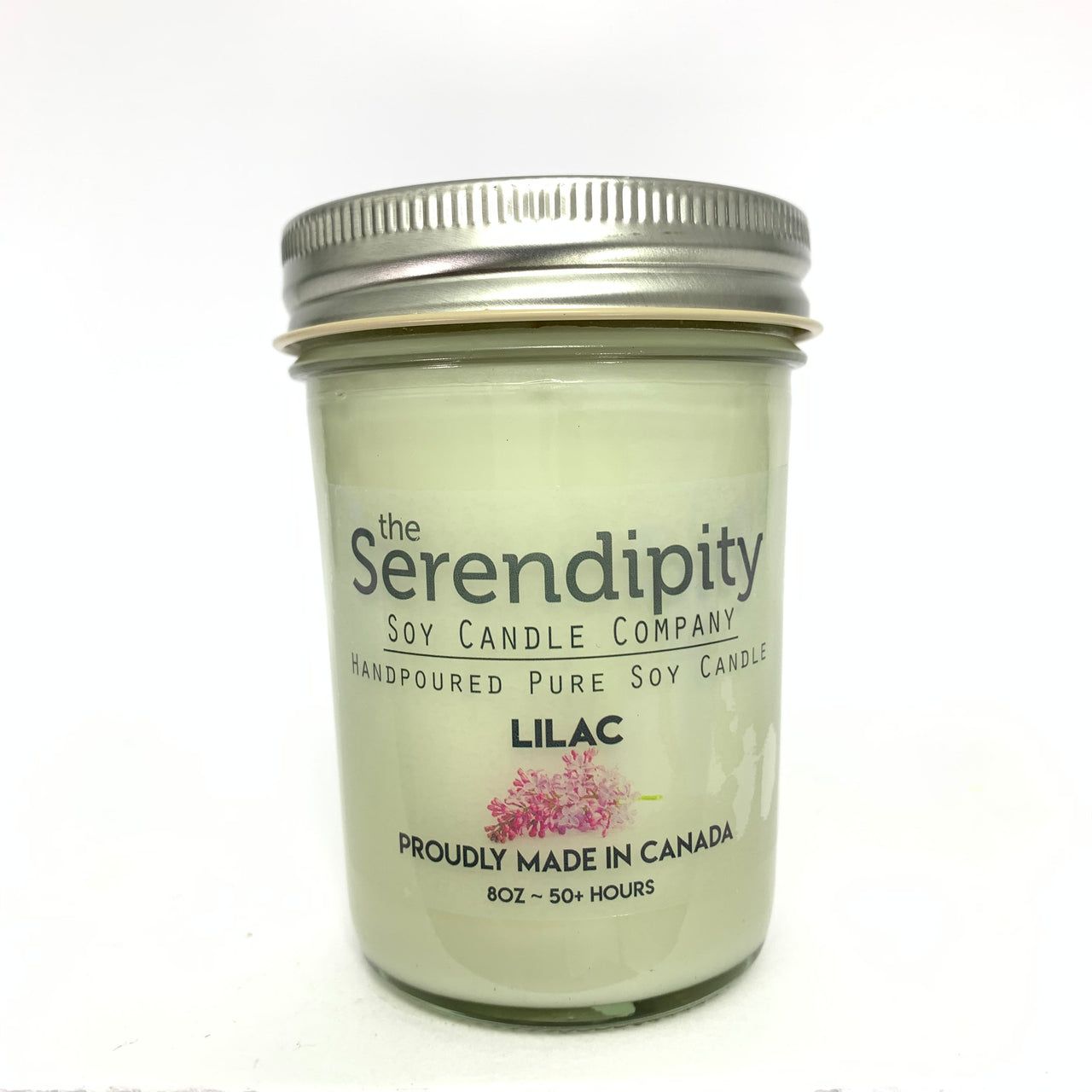 Soy Candle - Lilac, Size: 8oz