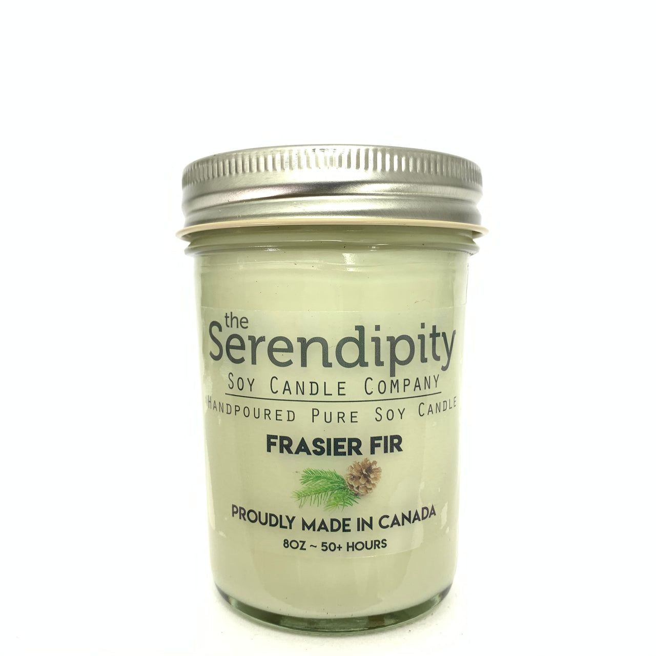 Soy Candle - Fraser Fir, Size: 8oz