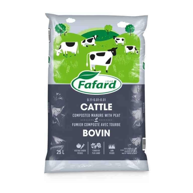 Fafard Composted Cattle Manure w Peat 25L