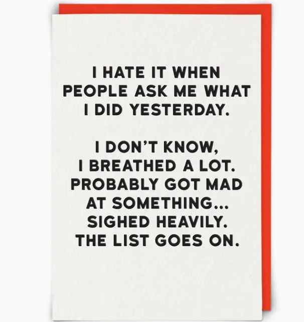 Friendship Card : Sighed- Blank