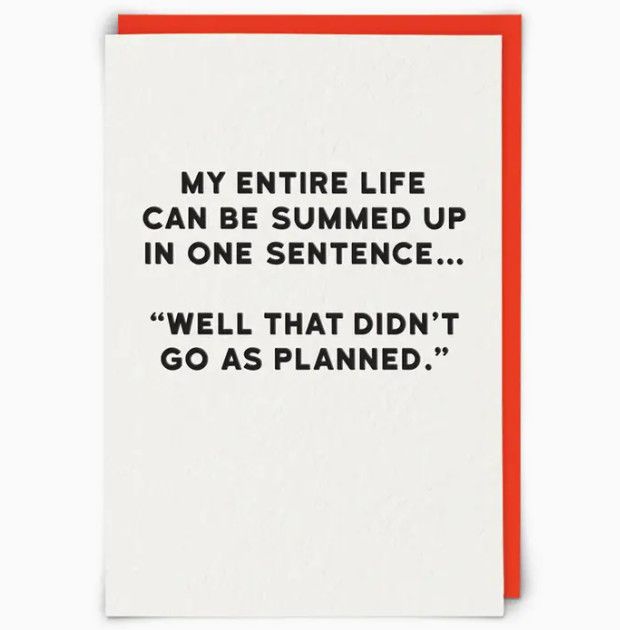 Friendship Card:  Planned - Blank