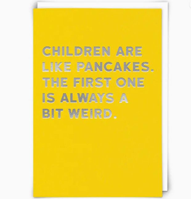 Baby Card:  Pancakes - Blank