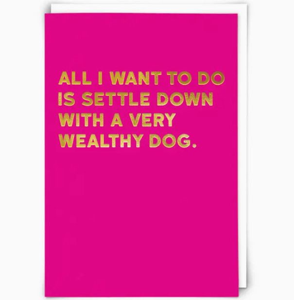 Friendship Card:  Wealthy - Blank