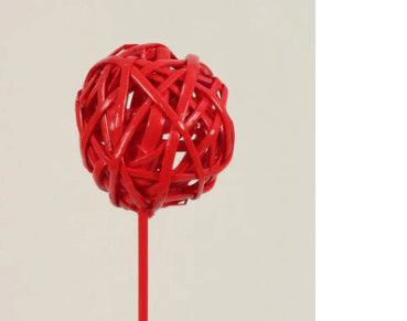Kambu Ball: 8 cm Red Gloss