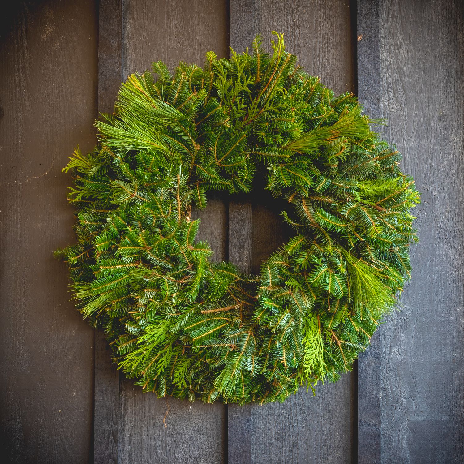 Fresh Wreath - Fraser Mixed, Size: MED 22&quot; (10 clamp)