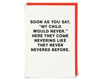 Friendhip Card: Never - Blank