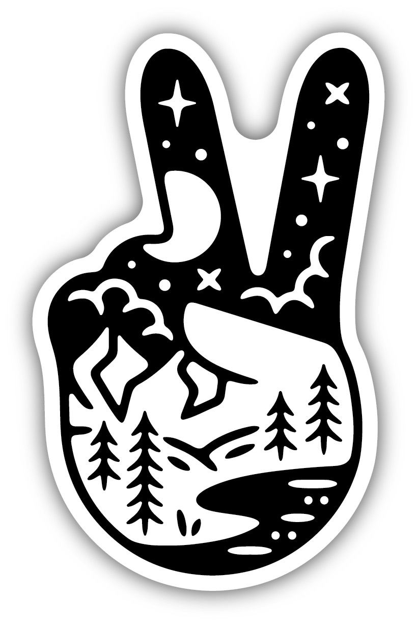 Sticker - Peace Scene