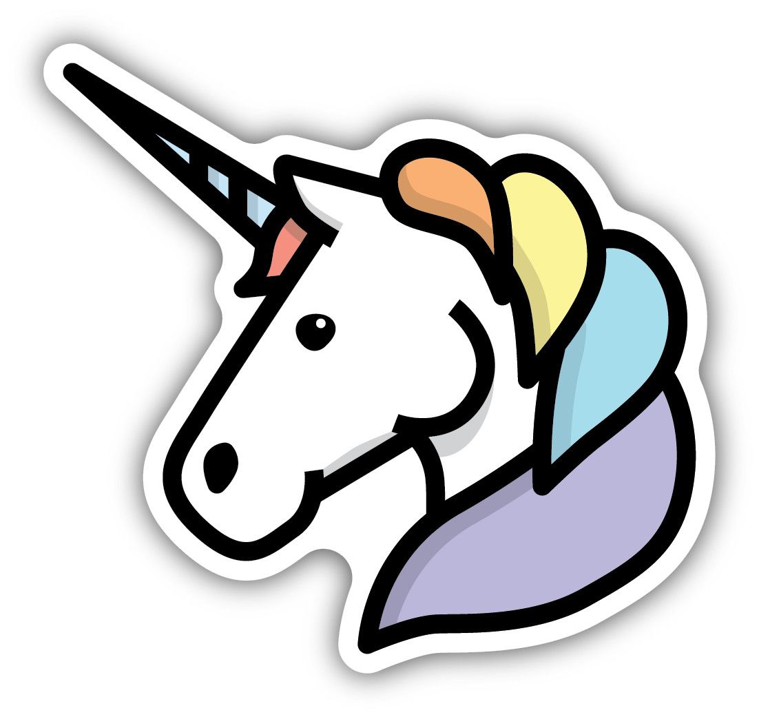 Sticker - Unicorn Head