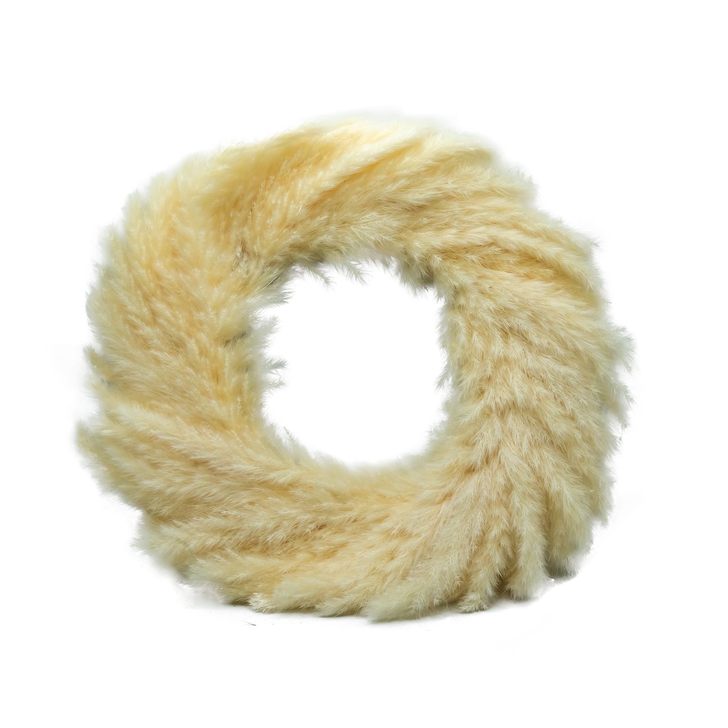 Pampas Grass Wreath - White 35.5cm