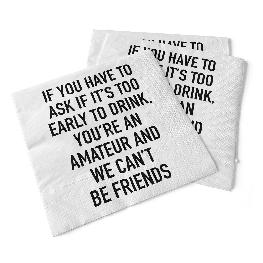 Napkin - Cocktail - If You Have to Ask