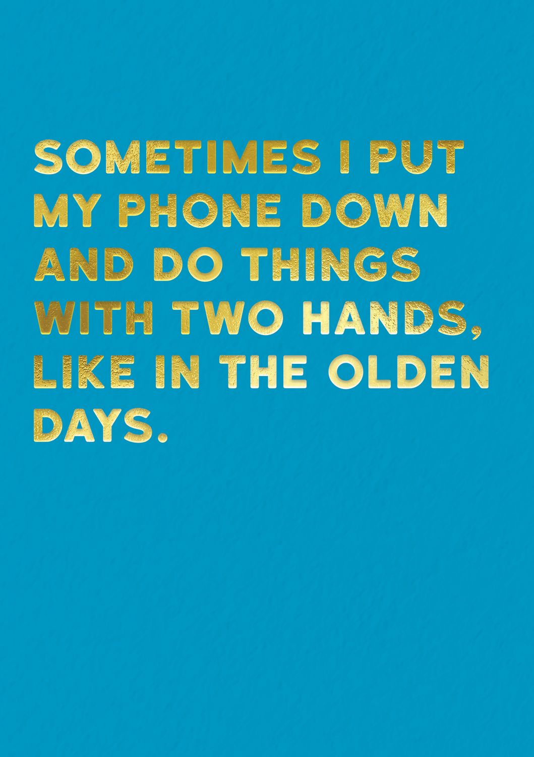 Friendship Card: Olden Days- Blank