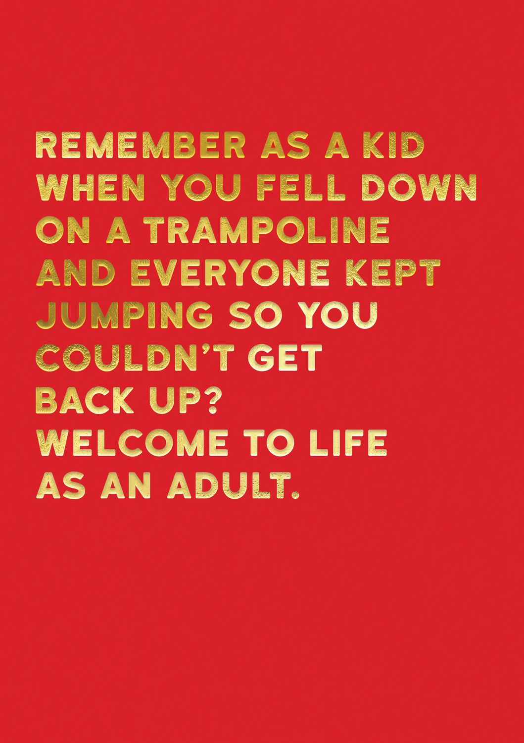 Friendship Card: Trampoline - Blank