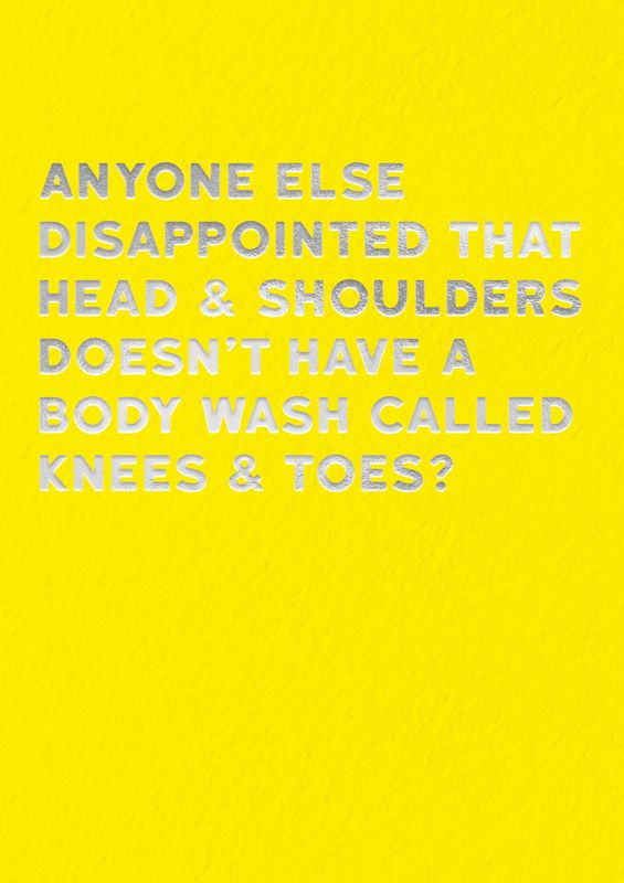 Friendship Card: Body Wash - Blank