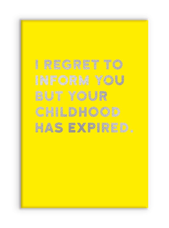 Birthday Card: Childhood  - Blank