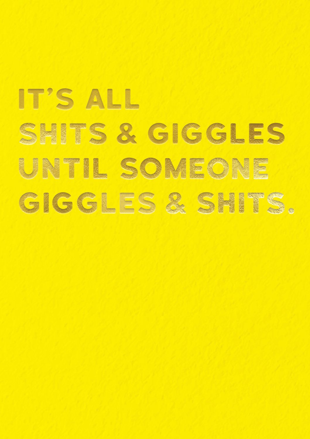 Friendship Card: Giggles - Blank